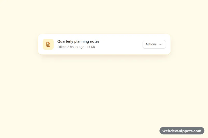 Dropdown Menu with Icons – Tailwind CSS dropdowns preview