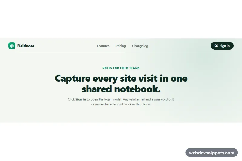 Login Modal – Bootstrap 5 modals preview