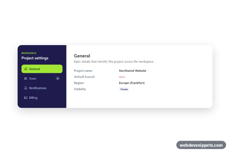 Vertical Tabs – Bootstrap 5 tabs preview